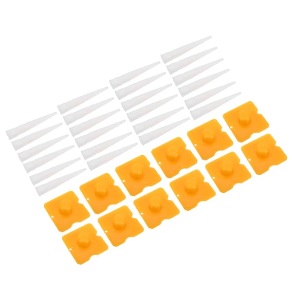 36pcs Seal Finisher Tools Glue Nozzle Sealing Cap for Door Window Bathroom Kitchen