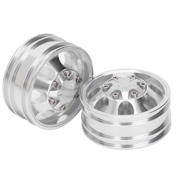 RC-perävaunun etu- ja takapyörän vanteet navalla 7 säteellä Tamiya 1/14 traktorikuorma-autolle etupyörän vanteet