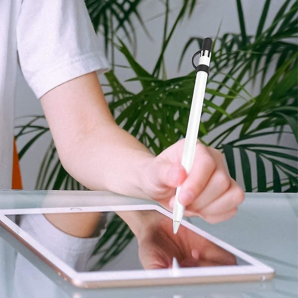 Lämplig för Apple Pencil Apple Capacitor Pen Case Ipad Case Anti-dropp silikon Stylus Pen Cap Combination 1