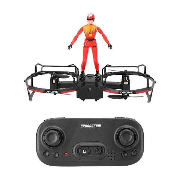 E020 2-akset RC Stunt Paraglider Drone Højdeholdningstilstand Drone QuadcopterRød