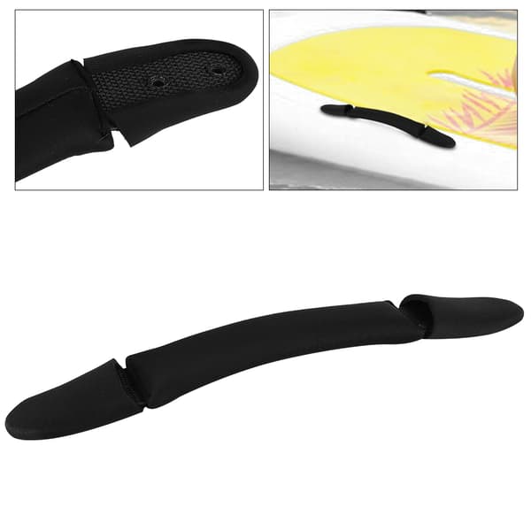 Durable Neoprene & PU Black Soft Surfboard Handle Surfing Board Surf Rescue Accessory