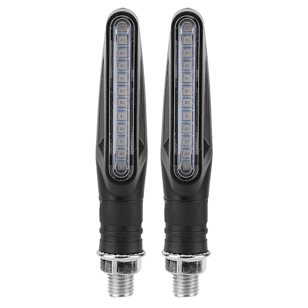 1 par 12LED Universal Motorcykel Flödande Vatten Blinkers Indikator