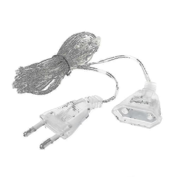 m gennemsigtigt standardforlængerkabel til hjem og kontor US Plug