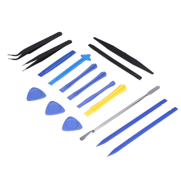 Electronics Repair Tool PVC Plastic Opening Pry Bar Triangular Sheet Spudger Tweezers Kit