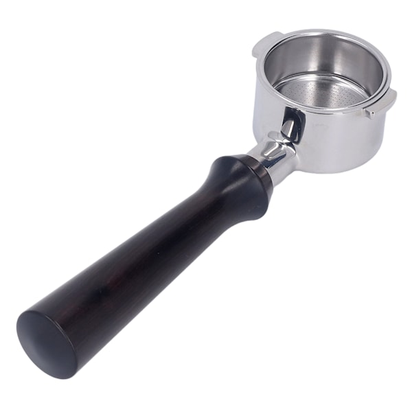 Portafilter 51mm 2 korvaa Pohjaton kahvikahva ruostumattomasta teräksestä Delonghi ECO310 F tyypille Dalbergia Melanoxylon