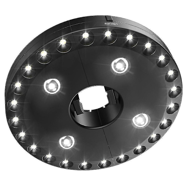 Sladdlös 28 LED-parasolljus med 3 belysningslägen