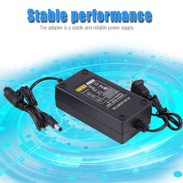 Universal AC DC Strømforsyningsadapter Oplader US-stik 12V 6A