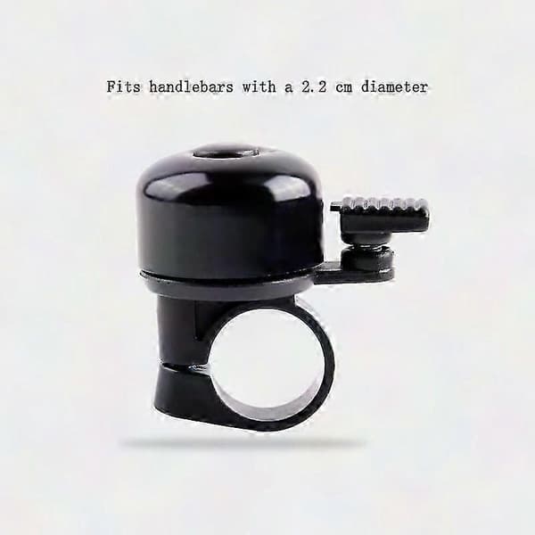 2-pack cykelringklocka styr mini aluminiumlegering liten ringklocka svart