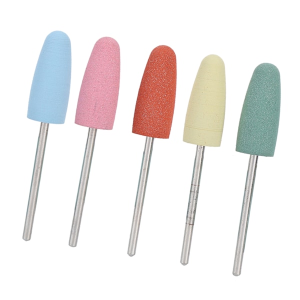 5 st/set Gummi Nagelborr Manikyr Pedikyr Nagelpolering Burr Tillbehör 171