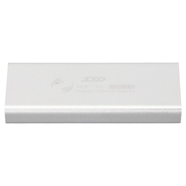 MSATA til USB 3.0 SSD-kabinet Adapter 6 Gbps Overføringshastighed God Varmeafledning SSD-kabinet Conveter-etui til PC