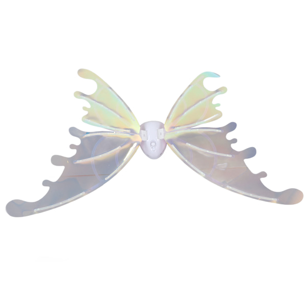 Wings Toy Elektrisk Glänsande Färgglada Fairy Toys LED-lampor Färgglada justerbara vingar