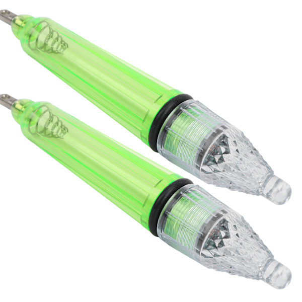 2 stk Havfiske Ferskvann Universell Blekksprutlampe Undervannsattraherende LED Lokkelys 17CM