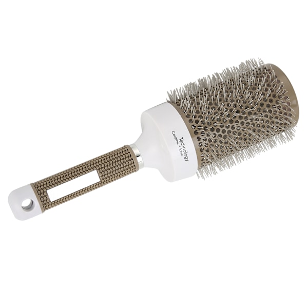 Rund borste Hårföning Styling Ionic Roll Nylonborst Fön Hårborste Kam65#