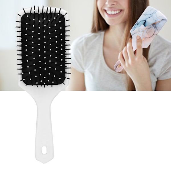 Marbling Gasbag Frisörkam Plast Utsökt hårbottenmassage Kam Styling ToolThunder and Flash