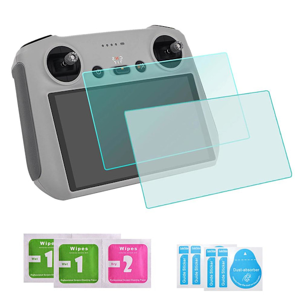 HD hærdet glas skærmbeskyttelsesfilm kompatibel med Mini 3 Pro RC fjernbetjening tilbehør