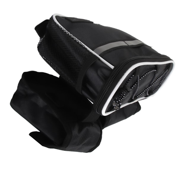 Vandafvisende Cykel Forreste Top Tube Taske Cykelram Opbevaringstaske (Sort)