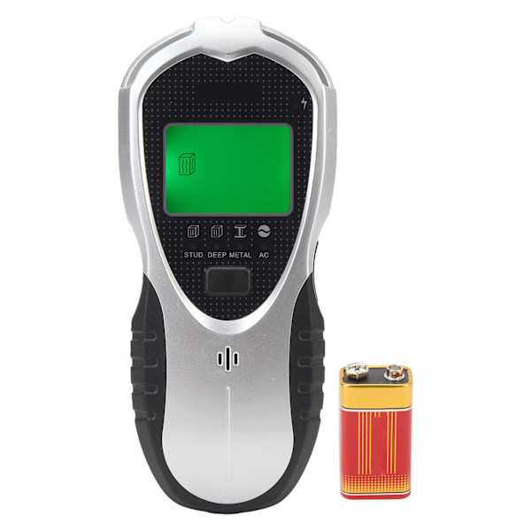 Stud Finder Wall Scanner 800MAH Hög noggrannhet Enkel att använda Silver och svart elektronisk dubbdetektor för vägg