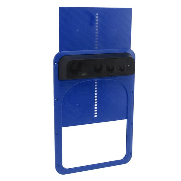 Automatic Chicken Coop Door Opener Light Sense Battery Powered Automatic Chicken Door Blue