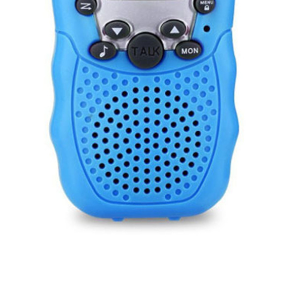 2 stk. børne walkie talkie 3 km rækkevidde klar lyd Håndholdt 2-vejs radiolegetøj til børn blå