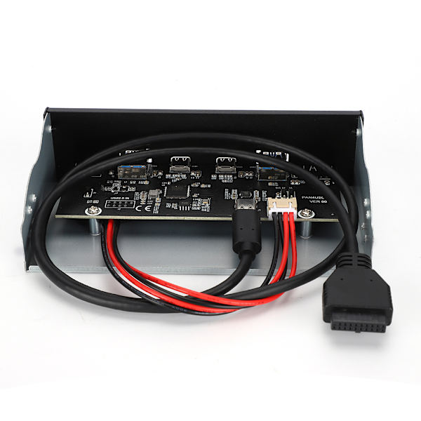 High-Speed ​​USB 3.1 Gen2 Frontpanel - 10G optisk enhet med USB 3.0, USB 2.0, Typ C, Typ E - Datordelar
