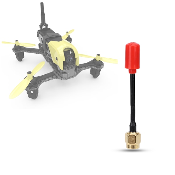 Til EMAX 5.8G Nano 3dBi Gain Cirkulært Polariseret Transmissionsantenne til FPV Racing Drones Dextral/SMA (Intern Pin)