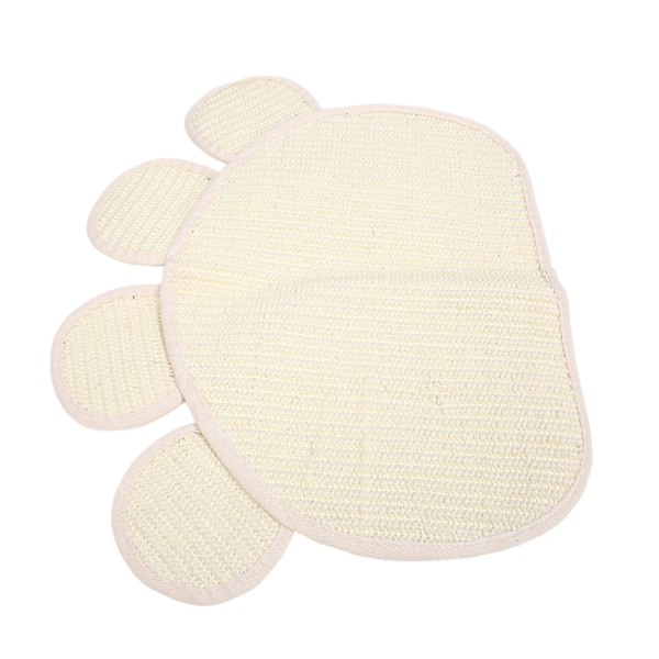 Sisal Cat Scratch Pad Naturlig Söt Form Slipning Klo Möbelskydd Kattgolv Skrapdyna för katter Kattungar
