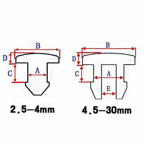 Silikonegummi snap-prop 2,5 mm~30 mm sorte endepropper til rør 20 Pcs A 14mm