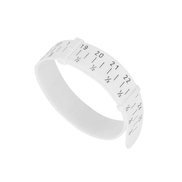 Plast Gauge Sizer Smykker Armbånd Mål Håndled Størrelse Værktøj Målebånd