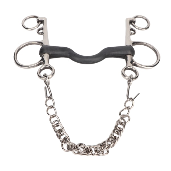 Hestebid Rostfrit Stål Sikker Rostfrit Håndpoleret Hestebid Snaffle til Hestetilbehør 135 mm / 5.3in