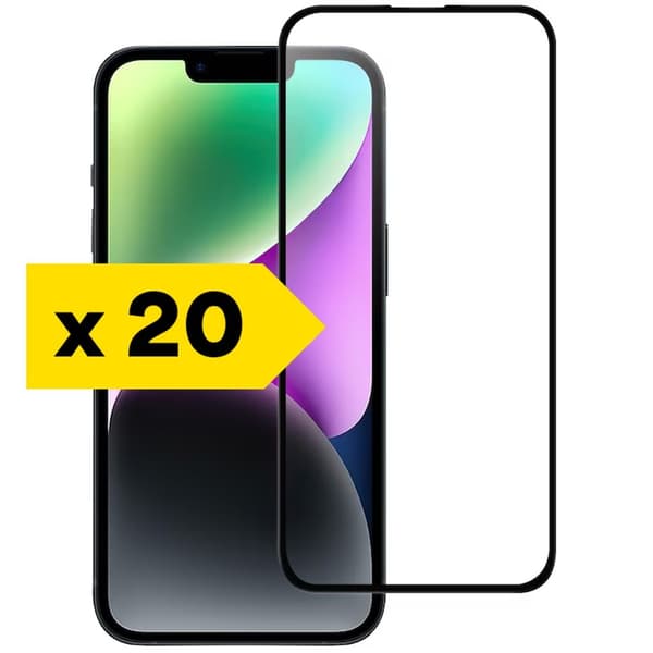 Kompatibel med iPhone 7/8/SE 2020 Screen Protector 20 pcs Bulk Black