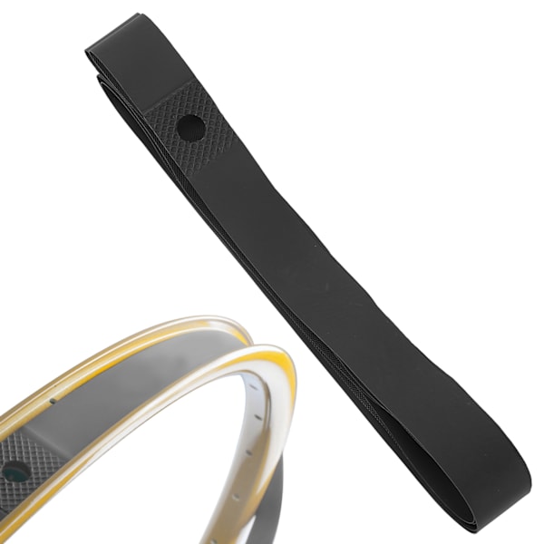PVC Sykkel Dekk Innertube Beskyttelse Pute Liner Sykkel Dekk Felg Tape (svart 20in)