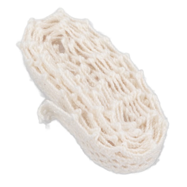Spets Beige Ren Bomull Kant DIY Barnkläder Hatt Väska Tillbehör Vågspets
