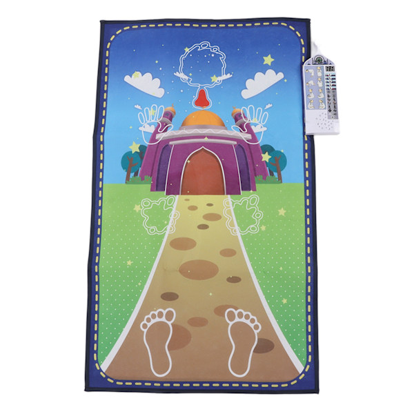 Islamisk interaktiv bønnemåtte Pedagogisk 7 sprog 36 tilstande Muslim Interactive Prayer Mat E