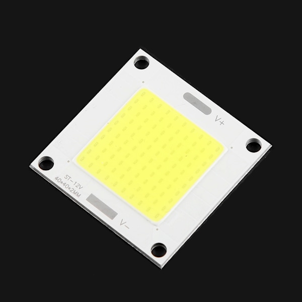 12-14V 50W COB LED Integreret Chip Light Panel Lampe til DIY-projektor Forlygter (Hvid)