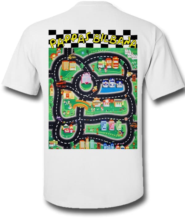 Far T-shirt legetøj i ét! White l