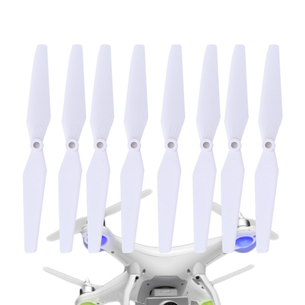 8 stk RC Propeller Tilbehør Udskiftningsdel Passer til WLtoys XK X1 Quadcopter RC Drone Hvid