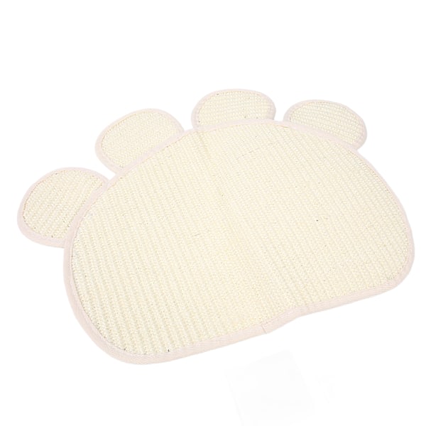 Sisal Cat Scratch Pad Naturlig Söt Form Slipning Klo Möbelskydd Kattgolv Skrapdyna för katter Kattungar