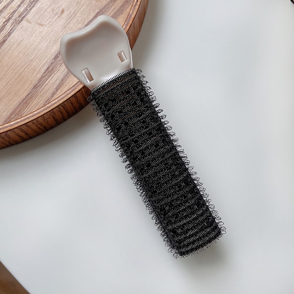 2 st naturligt fluffigt hårklämma volymgivande hårrotklämma Stylingverktyg för flickor kvinnorSvart