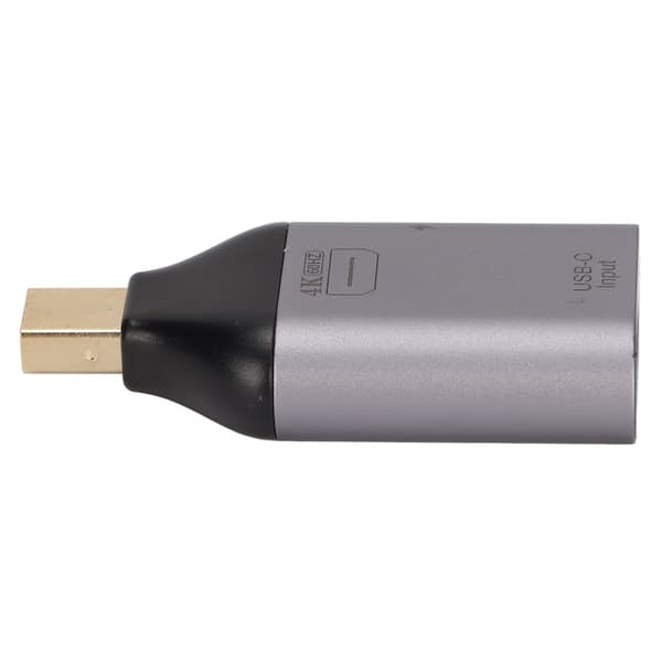 USB-C - Mini DisplayPort -sovitin 4K 60Hz -resoluutiolla ja virransiirrolla