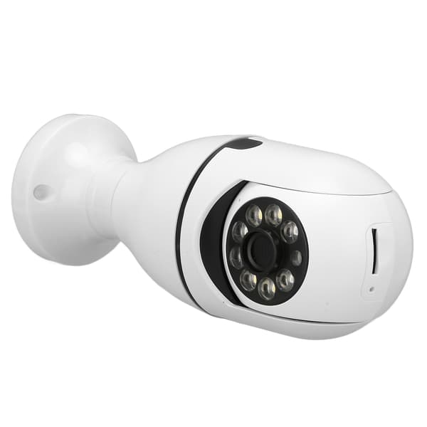 WiFi Bulb 1080P Security Camera Color Night Vision Motion Detection Screw in E27 Bulb Socket Home Camera
