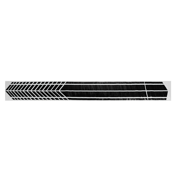 Side Door Stripe Sticker Universal Vandtæt Sports Racing Stripe Grafisk Dekaler til Bil Lastbil Karosseri Sort