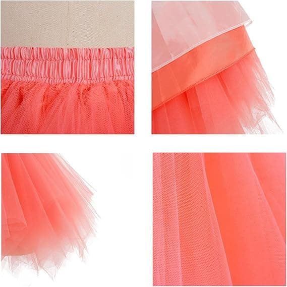 Kort tylskørt ballet tutu underskørt, mange farver[LD]