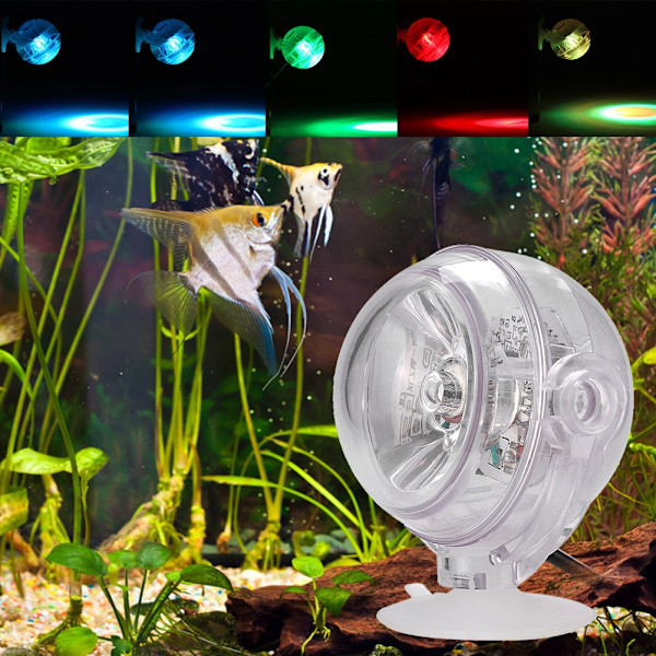 EU-stik AC110-240V LED Under Vandlys Multifarvet Vandafvisende Spotlight Lampe Multifarvet