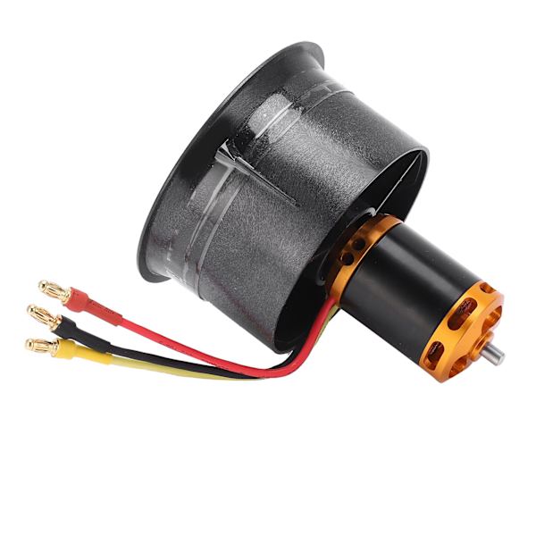 QXMotor 64 mm EDF-set 28222400KV borstlös motor med 12 blad kanalfläkt för RC-flygplan