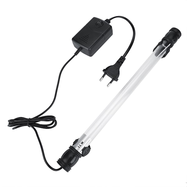 Nedsænkbar UV-lyssterilisator Vandafvisende ren grøn alge lampe til akvarium (11W)