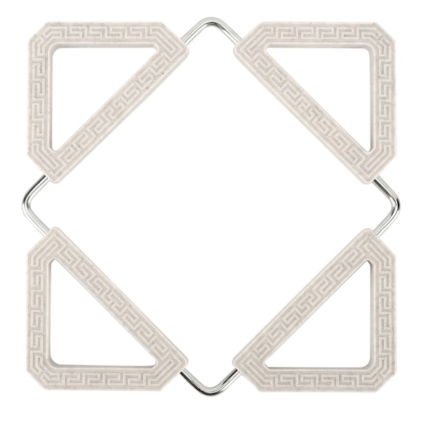 Vikbar halkfri Värmebeständig Dammtät bordsunderlägg för matbord (beige)