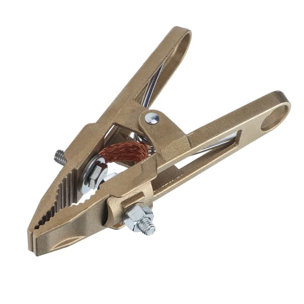 Ground Clamp 600A Brass Earth High Strength A Shape for Welding Cutting Support