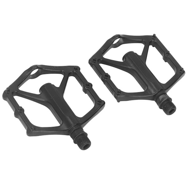 2 ST Cykelpedaler Sorte Platformspedaler Antislip Enkel Cykelcykeldele med Lejer til Mountainbike Cykler