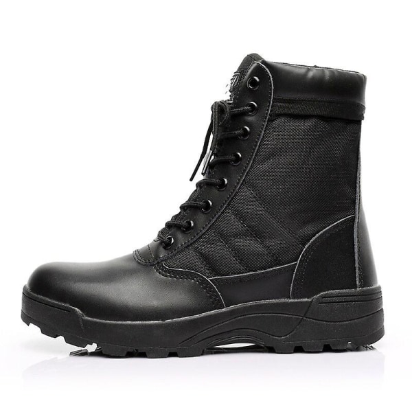 Menn Desert Tactical Military Boots Work Safety Shoes Army Ankel Boots Snøring
