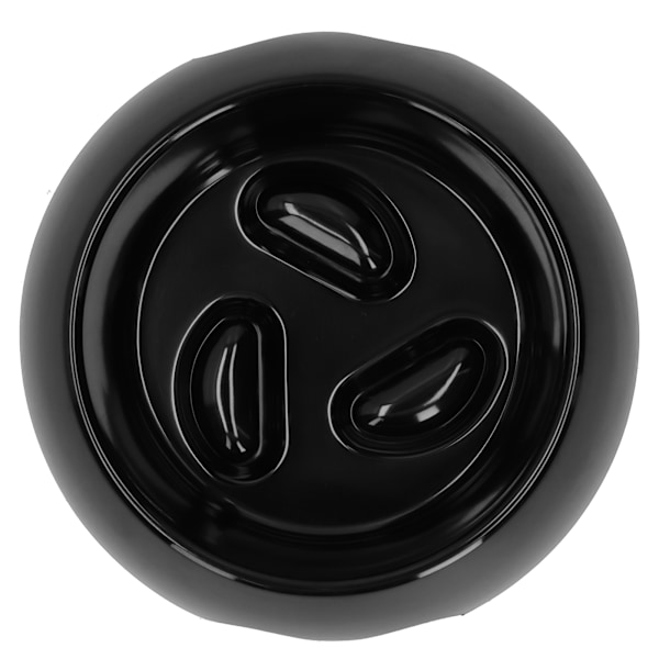 Pet Slow Feeders Bærbar Hund Langsom Foder Skål Anti Kvælning Skål til Kat Hund Tilbehør M Sort